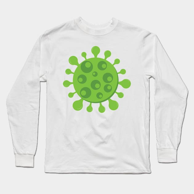 Coronavirus. Biological pollution. Long Sleeve T-Shirt by lakokakr